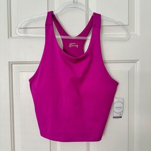 Jockey Built In Bra Tank Top - Magenta - Size L